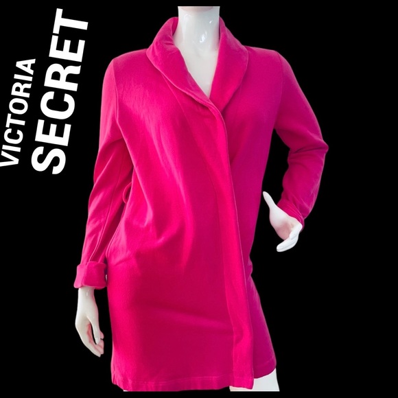 VICTORIA SECRET ROBE PINK SIZE S NEW - Picture 1 of 8